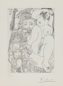 Young Courtesan with a Gentleman, a Sculptor, and an Allured Old Man (347 Series, B.1665), 1968