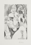 "Rembrandtesque" Man and Courtesan (347 Series, B.1705), 1968