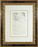 Old Sailor Smoking His Pipe and Contemptuous Young Prostitute (347 Series, B.1741), 1968
