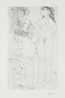 Old Sailor Smoking His Pipe and Contemptuous Young Prostitute (347 Series, B.1741), 1968