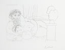 Sculptor and Reclining Model (Vollard Suite, B.171), 1939