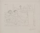 Reclining Sculptor and Model By a Window… IV (Vollard Suite, B.174), 1939 by Pablo Picasso