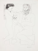 Sculptor and Model by a Window (Vollard Suite, B.177), 1939