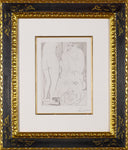 Crouching Model, Nude, and Sculptured Head (Vollard Suite, B.188), 1939