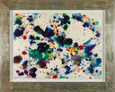 Untitled, 1973 (SF73-33) by Sam Francis framed