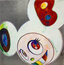 And Then x 6 (Platinum & White: The Superflat Method), 2012 by Takashi Murakami
