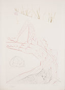 Tristan Wounded (Tristan and Iseult, Plate F), 1970