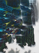 Sea Cliffs Rising, 1995 by Eyvind Earle