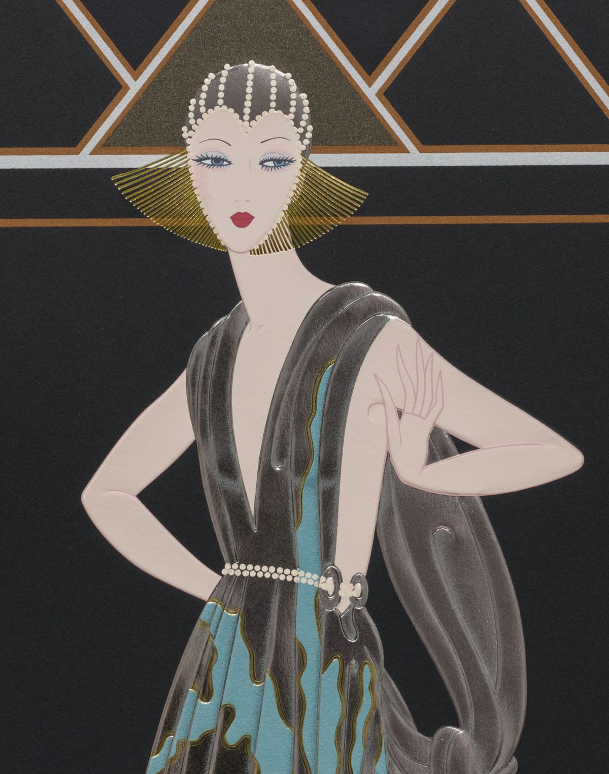 erte dress designs Ert  Art Deco Style