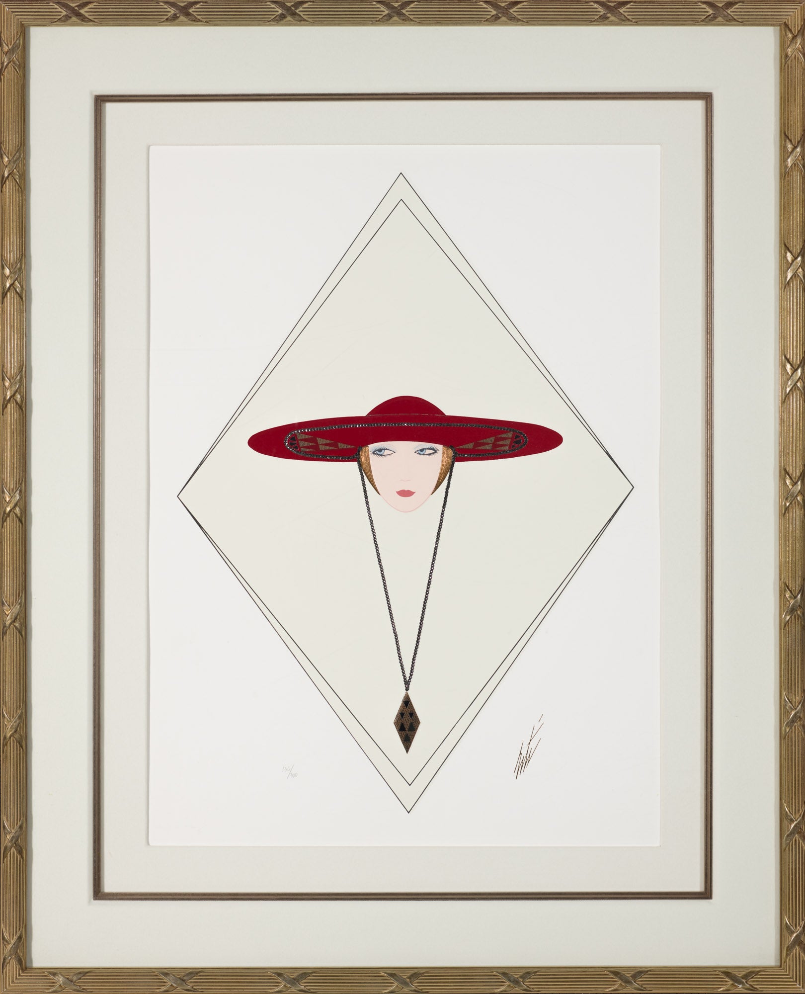 Red Hat, 1990 by Erté - Romain de Tirtoff | Martin Lawrence Galleries