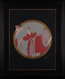 The Looking Glass, 1990 by Erté framed