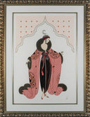Le Harem Moderne II, 1990 by Erté framed