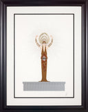 Diana (Myths Suite), 1985 by Erté framed