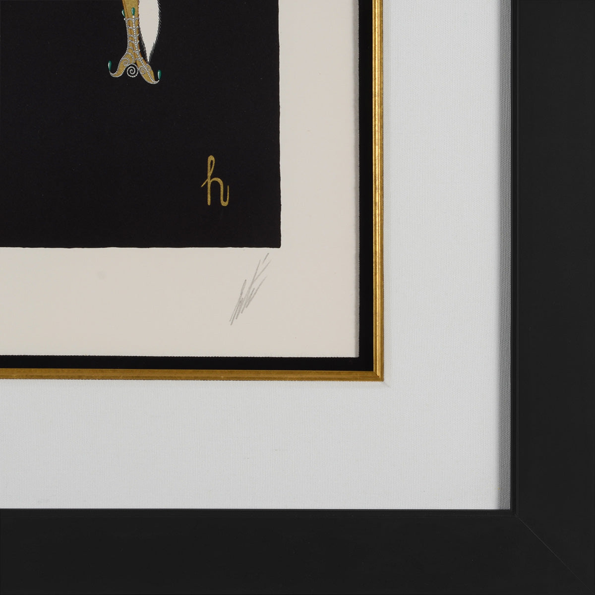Letter H, 1976 by Erté - Romain de Tirtoff | Martin Lawrence Galleries