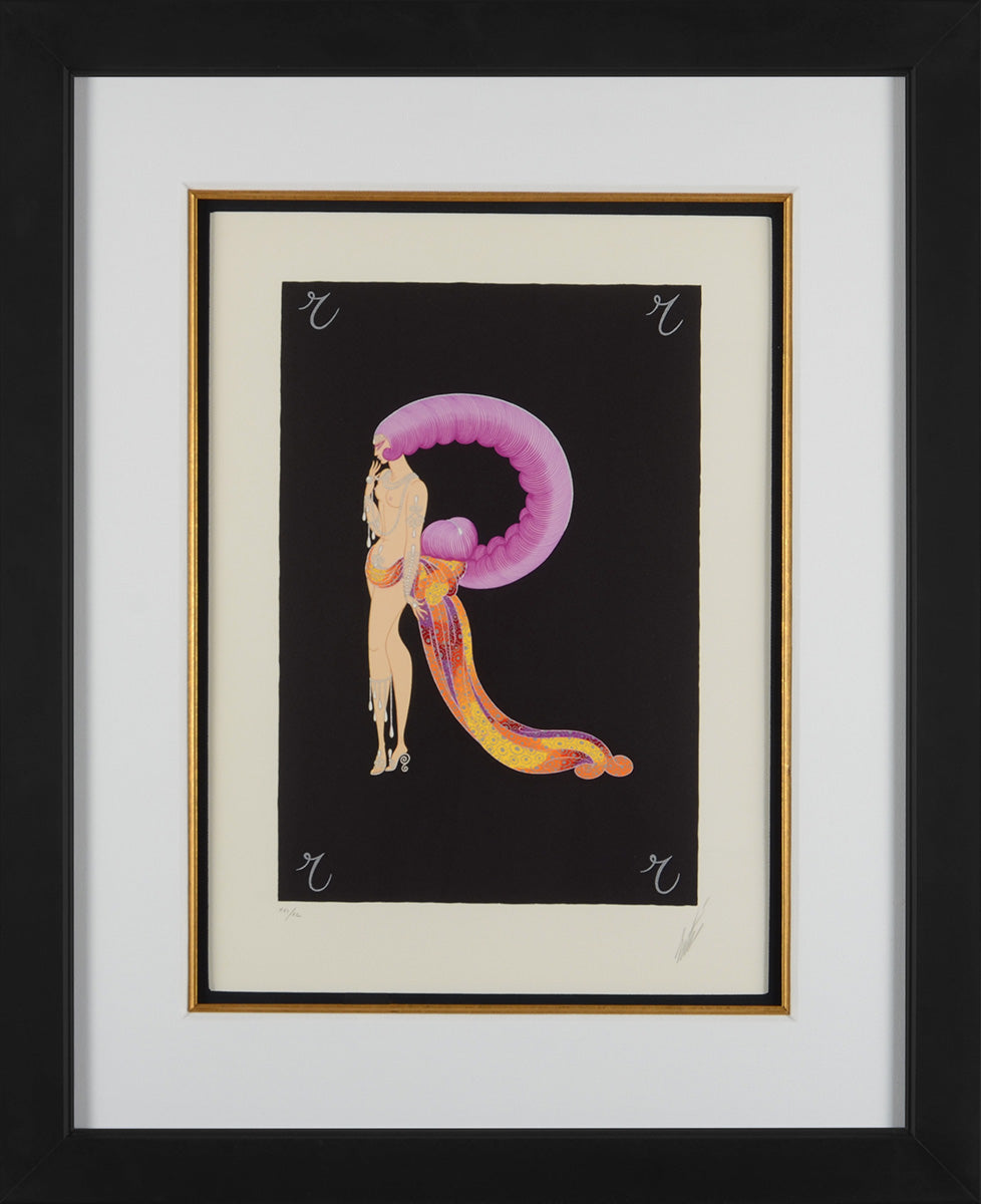 Letter R, 1976 by Erté - Romain de Tirtoff | Martin Lawrence Galleries