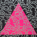 Silence = Death, 1989 by Keith Haring