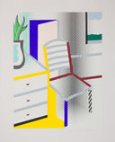 Interior with Chair (Leo Castelli 90th Birthday Portfolio), 1997 by Roy Lichtenstein