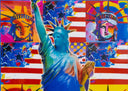 God Bless America, 2002 by Peter Max