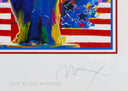 God Bless America, 2002 by Peter Max