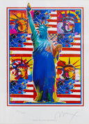 God Bless America, 2002 by Peter Max