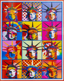 Liberty and Justice for All, 2002 by Peter Max