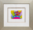 Flower Jumper Over Sunrise (Ver. II), 2001 by Peter Max