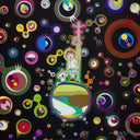 Jellyfish Eyes - Black 6, 2013 by Takashi Murakami