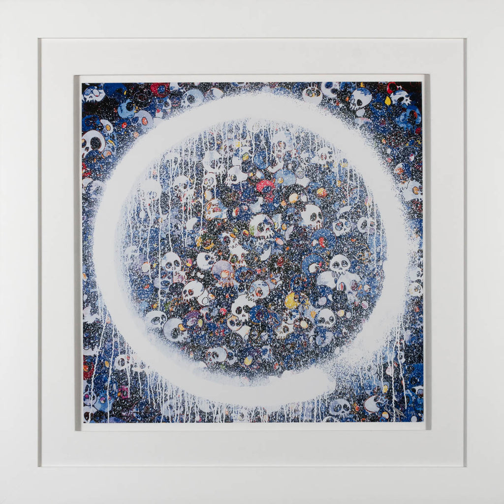 Enso: Memento Mori Red on Blue by Takashi Murakami | Martin