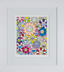 Takashi Murakami - Field of Flowers framed