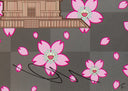 Maiko of Kyoto, Cherry Blossoms on Red, 2024