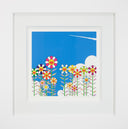 Takashi Murakami - Vapor Trail in the Blue Summer Sky, 2018 framed