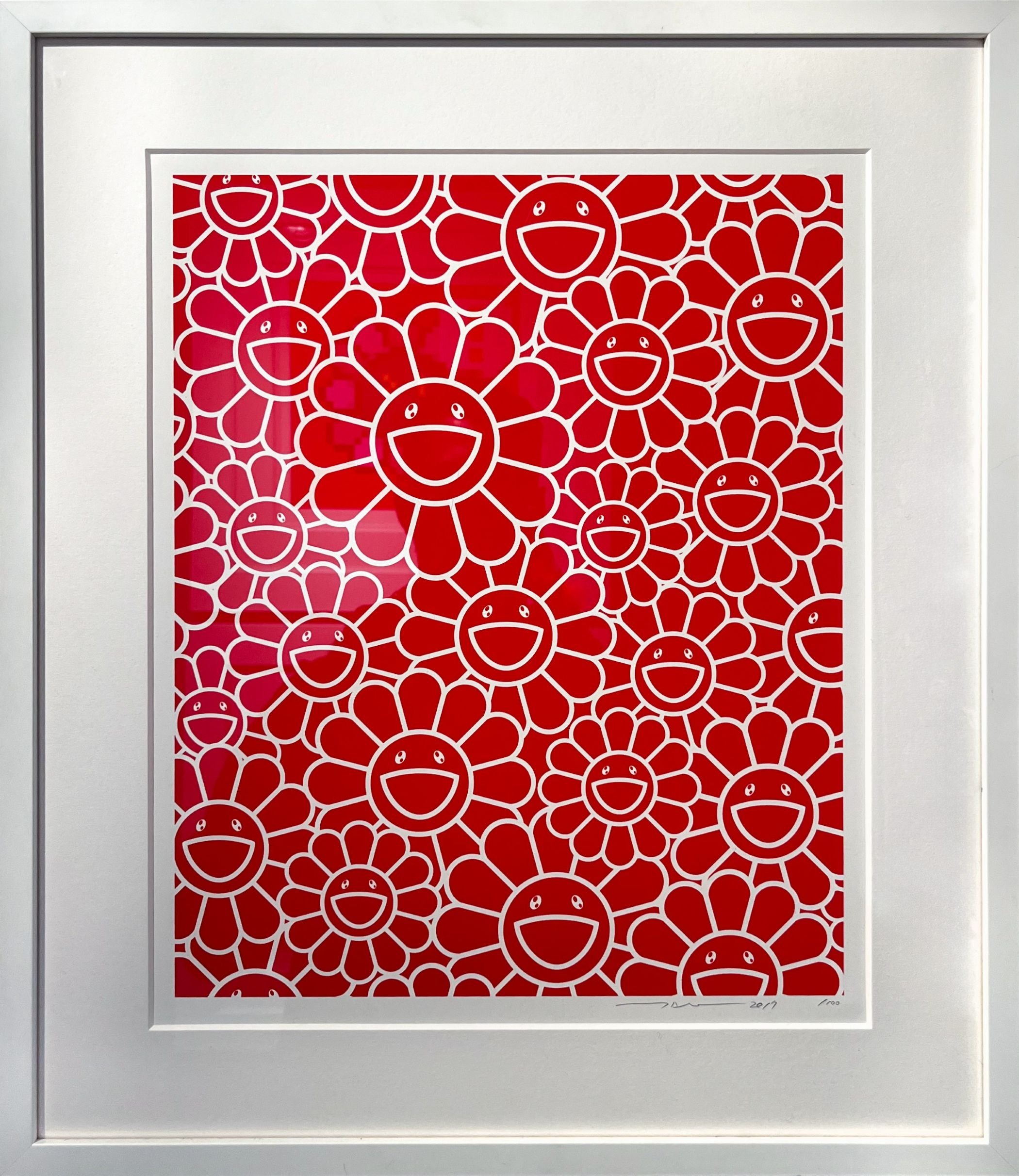 Red Flowers, 2017 by Takashi Murakami | Martin Lawrence Galleries
