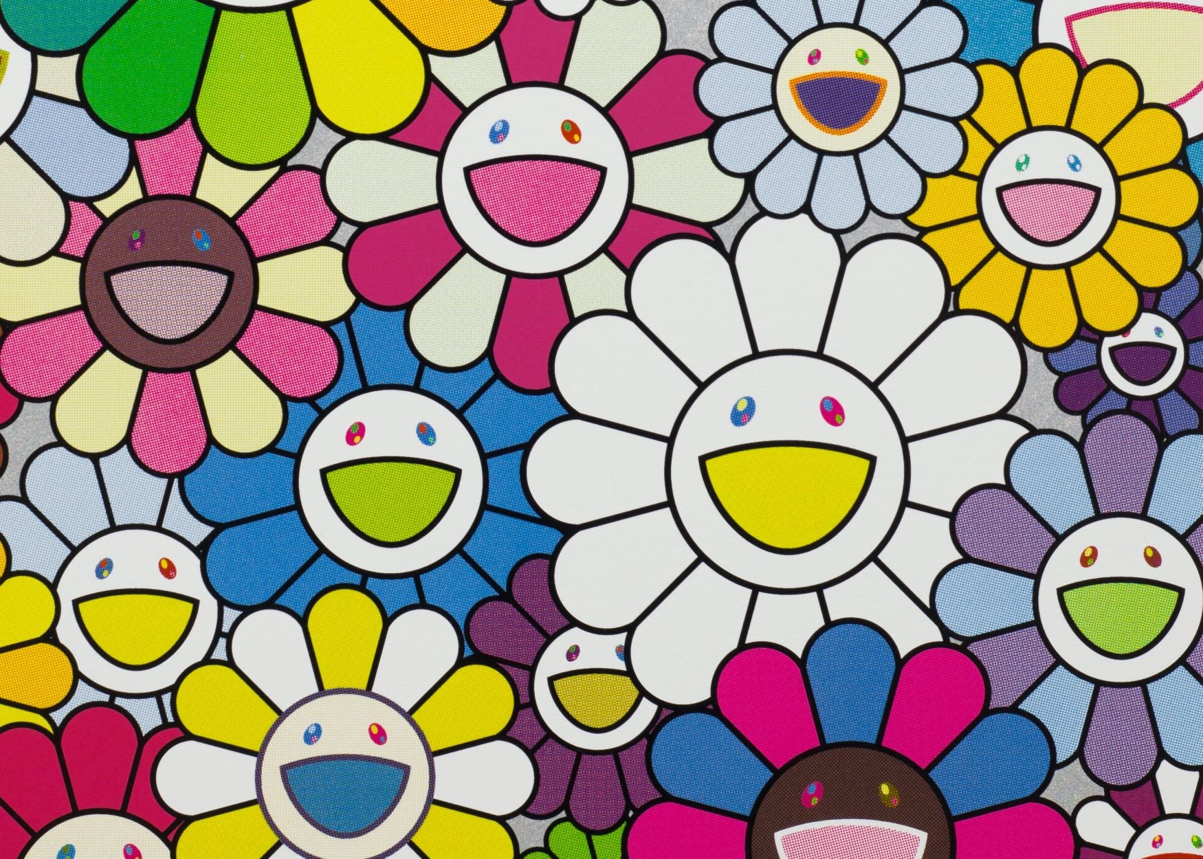 Flowers on the Island Closest to Heaven, 2018 by Takashi Murakami
