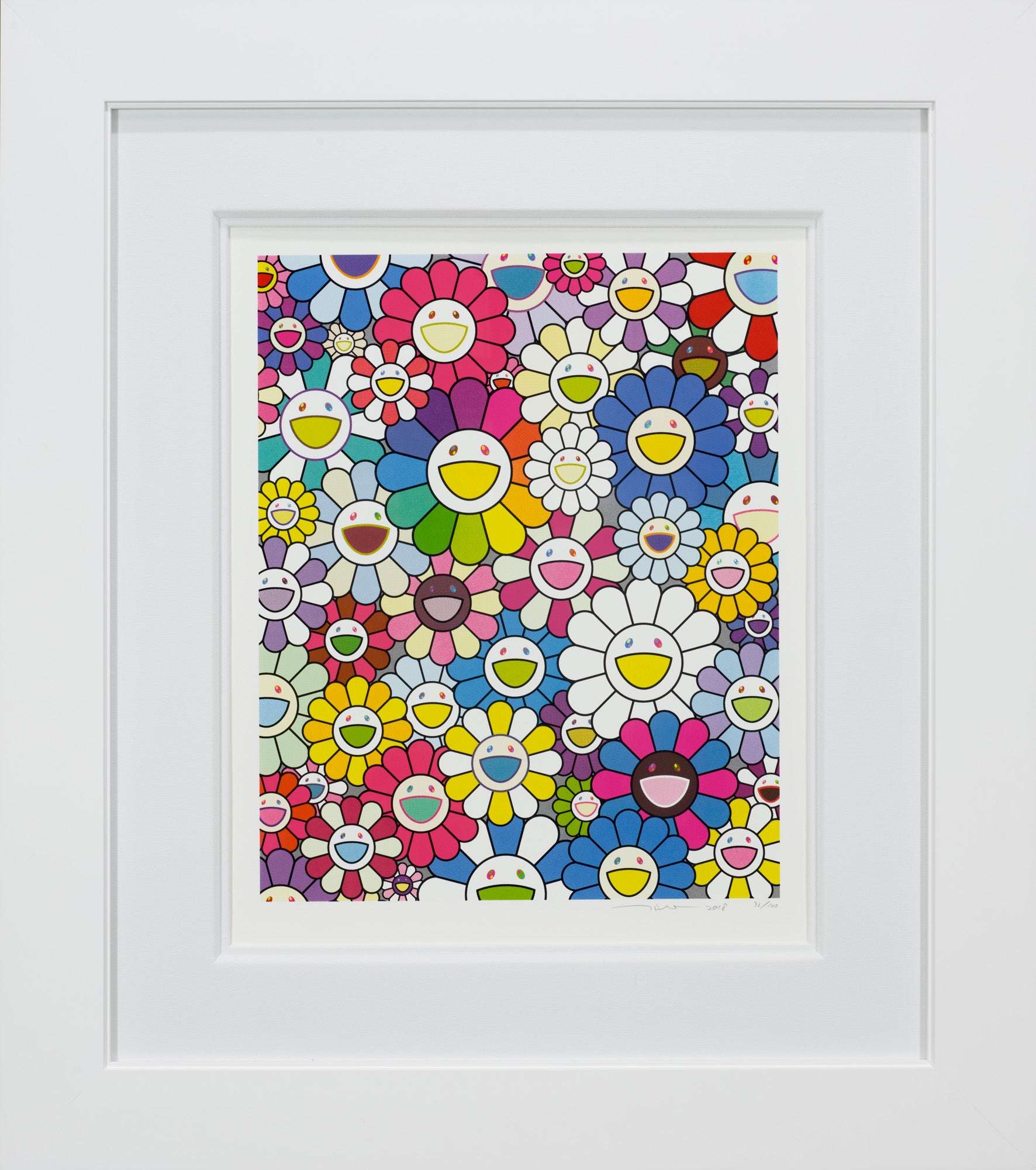 Flowers on the Island Closest to Heaven, 2018 by Takashi Murakami