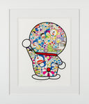Takashi Murakami - Doraemon in the Field of Flowers, 2019 framed