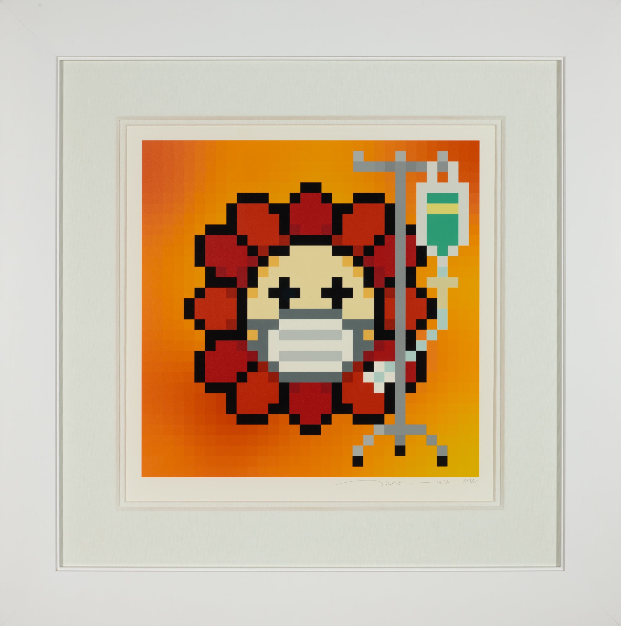 076 - Murakami.Flower #9156 Fighting Illness (闘病中), 2023