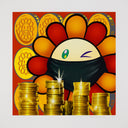 Murakami.Flower #8979 Bank Robbery, 2024 by Takashi Murakami
