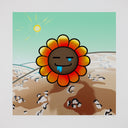 Murakami.Flower #10151 Desert Camouflage, 2024 by Takashi Murakami