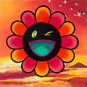 Murakami.Flower #2821 Wink with a Smile, 2024 by Takashi Murakami