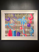 Kenny Scharf, Acid Rain, 1989 – framed view