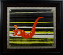 Kenny Scharf, Jade Pea God, 1989 – framed view