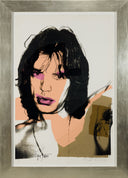 Mick Jagger, 1975 (FS.II.141) by Andy Warhol framed
