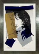 Mick Jagger, 1975 (#142) by Andy Warhol framed