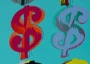 $ (9) (FS.II.285-286) (Blue), 1982 by Andy Warhol