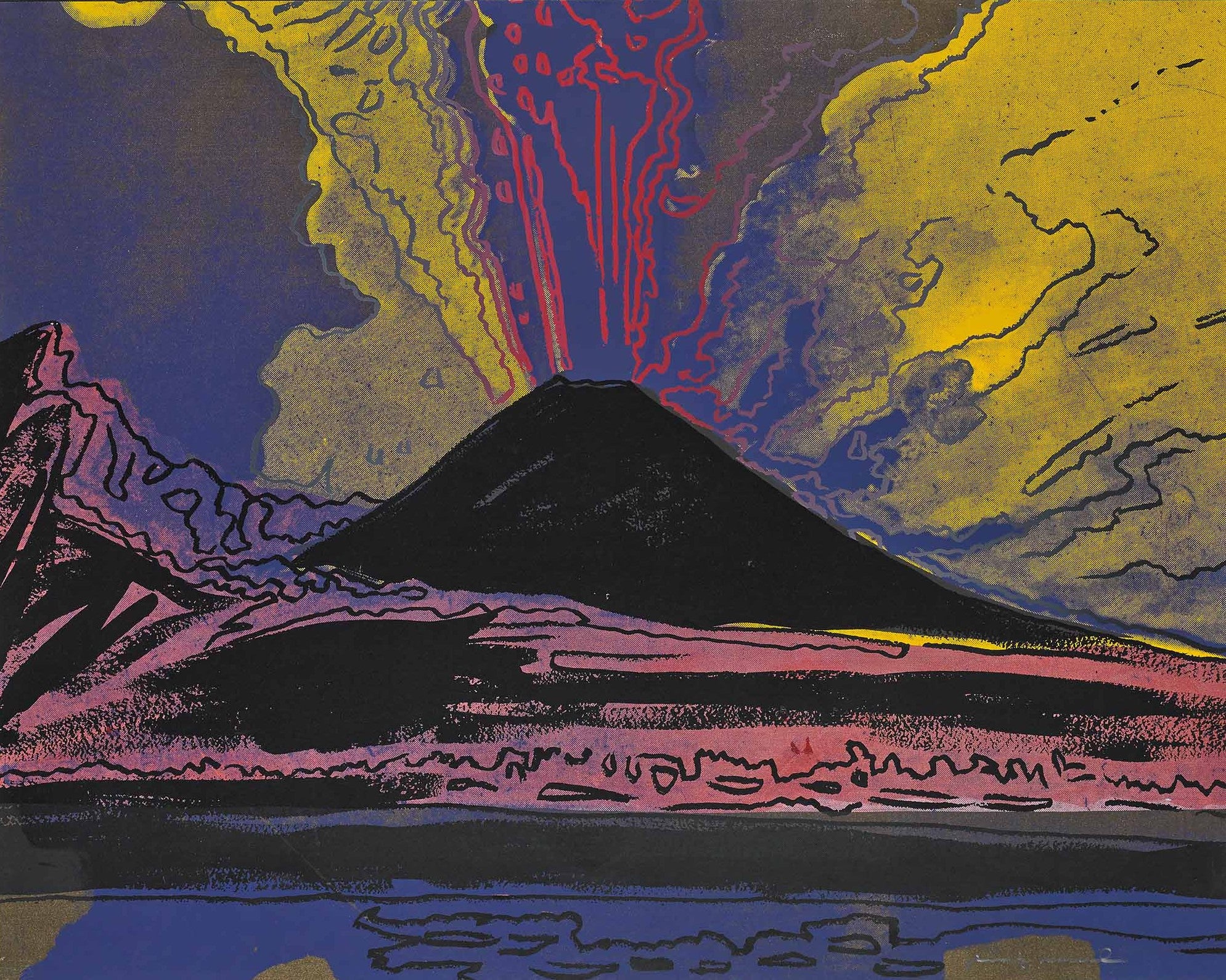 Vesuvius, 1985 (#365) | Andy Warhol | Martin Lawrence Galleries