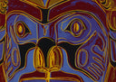 Northwest Coast Mask (FS.II.380, Cowboys & Indians), 1986 by Andy Warhol  detail