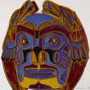 Northwest Coast Mask (FS.II.380, Cowboys & Indians), 1986 by Andy Warhol  