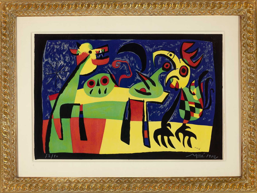 Dog Barking at the Moon (M.189) by Joan Miró