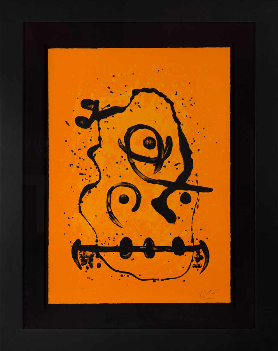 Le Polyglotte Orange (M.603), 1969 by Joan Miró | Martin Lawrence
