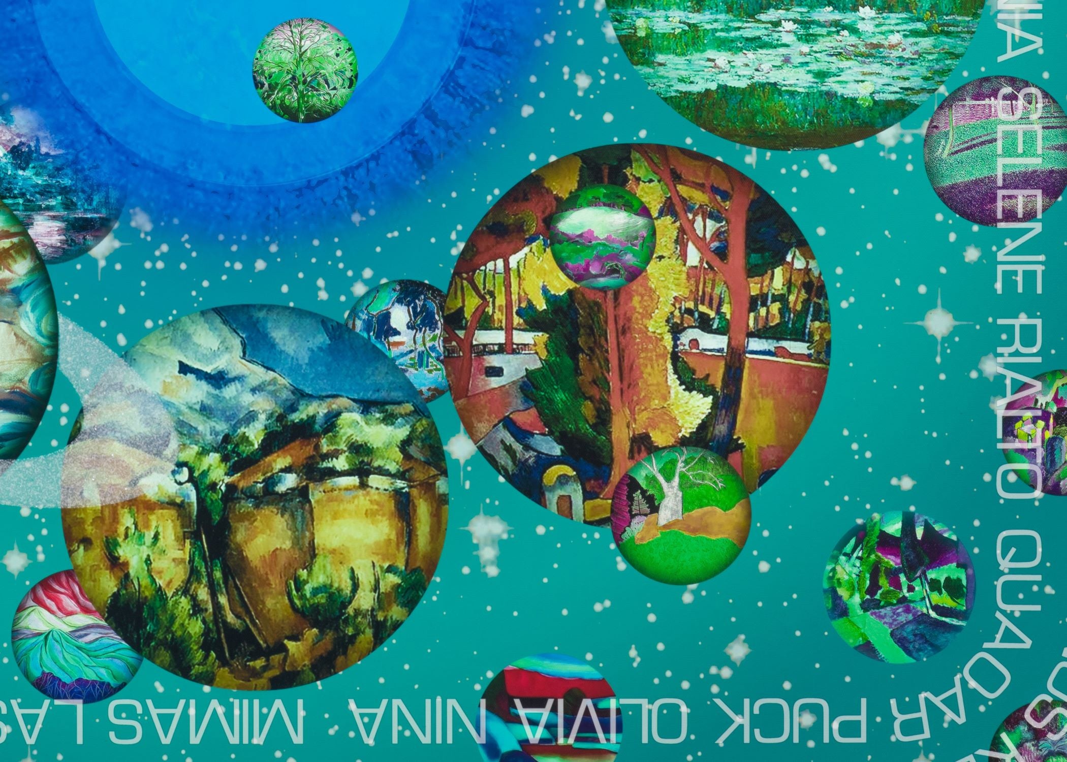 Brave New Worlds 2, 2024 by Brad Faine detail 2
